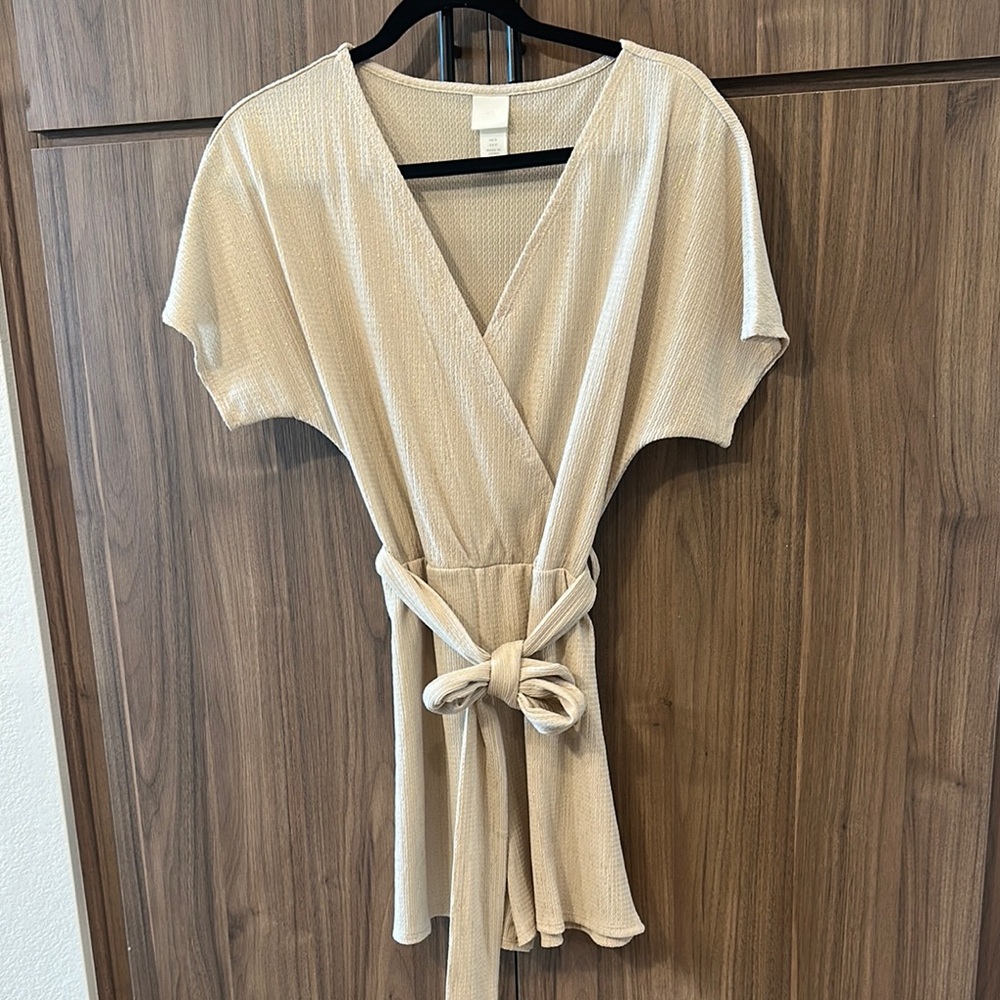 Cream Romper